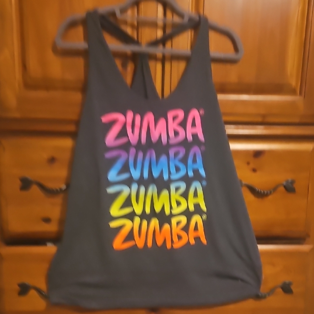 Zumba Fitness Multicolor Graphic Tank Top